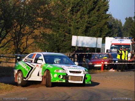 Maciej Dominiak i Marek Kaczmarek - Mitsubishi Lancer Evo VI.