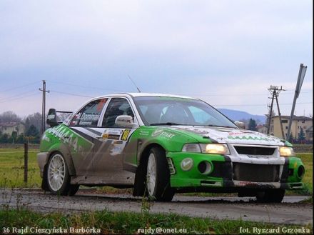 Maciej Dominiak i Marek Kaczmarek - Mitsubishi Lancer Evo VI.