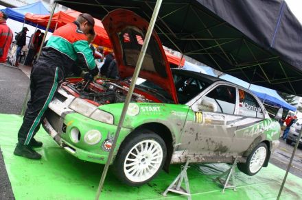 Maciej Dominiak i Marek Kaczmarek - Mitsubishi Lancer Evo VI.