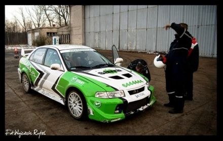 Maciej Dominiak i Marek Kaczmarek - Mitsubishi Lancer Evo VI.