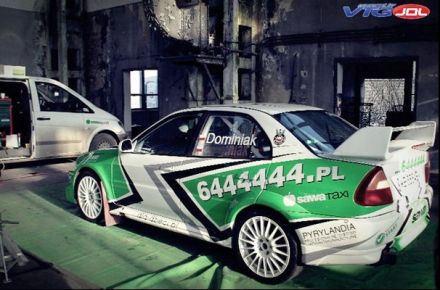 Maciej Dominiak i Marek Kaczmarek - Mitsubishi Lancer Evo VI.