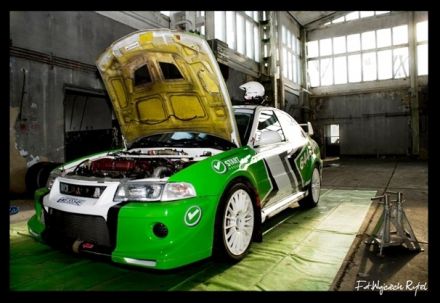 Maciej Dominiak i Marek Kaczmarek - Mitsubishi Lancer Evo VI.