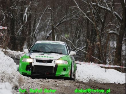 Maciej Dominiak i Marek Kaczmarek - Mitsubishi Lancer Evo VI.