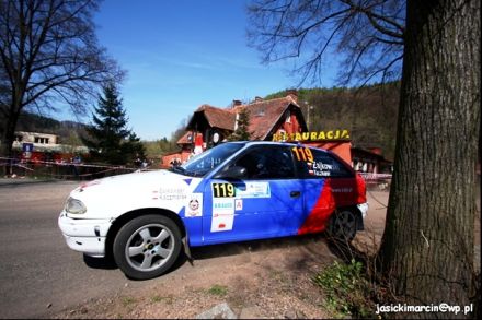 Piotr Żajkowski i Marek Kaczmarek - Opel Astra GSi 16V.