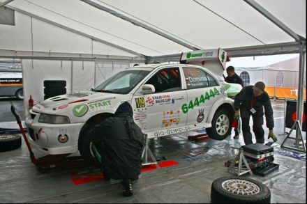 Maciej Dominiak i Marek Kaczmarek - Mitsubishi Lancer Evo VI.