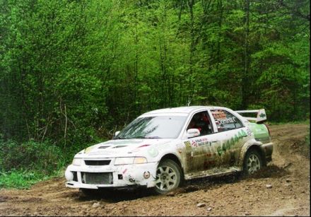 Maciej Dominiak i Marek Kaczmarek - Mitsubishi Lancer Evo VI.