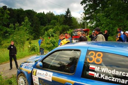 Mirosław Włodarczyk i Marek Kaczmarek - Renault Clio Sport.