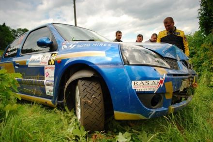 Mirosław Włodarczyk i Marek Kaczmarek - Renault Clio Sport.