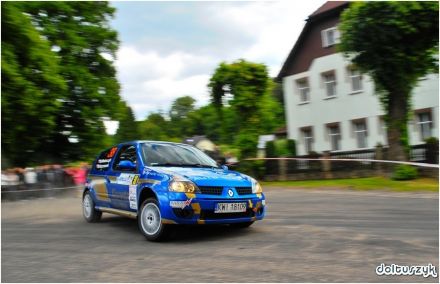 Mirosław Włodarczyk i Marek Kaczmarek - Renault Clio Sport.