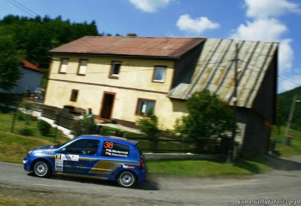 Mirosław Włodarczyk i Marek Kaczmarek - Renault Clio Sport.