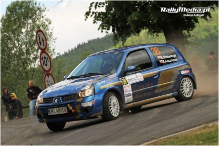 Mirosław Włodarczyk i Marek Kaczmarek - Renault Clio Sport.