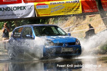 Mirosław Włodarczyk i Marek Kaczmarek - Renault Clio Ragnotti Sport.