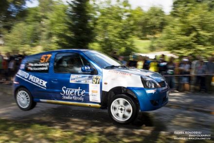 Mirosław Włodarczyk i Marek Kaczmarek - Renault Clio Ragnotti Sport.