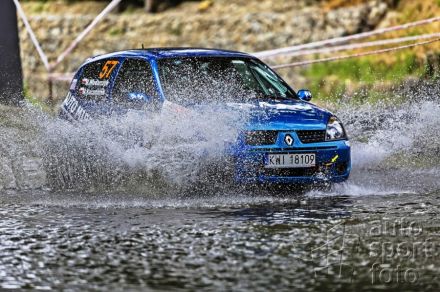 Mirosław Włodarczyk i Marek Kaczmarek - Renault Clio Ragnotti Sport.