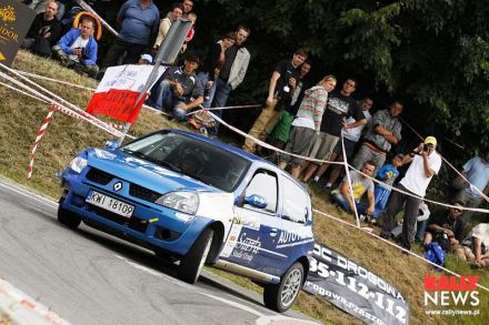 Mirosław Włodarczyk i Marek Kaczmarek - Renault Clio Ragnotti Sport.