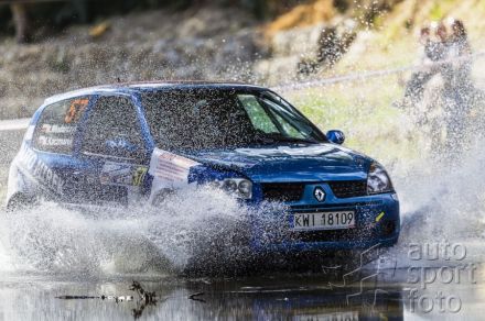 Mirosław Włodarczyk i Marek Kaczmarek - Renault Clio Ragnotti Sport.