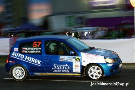 Mirosław Włodarczyk i Marek Kaczmarek - Renault Clio Ragnotti Sport.
