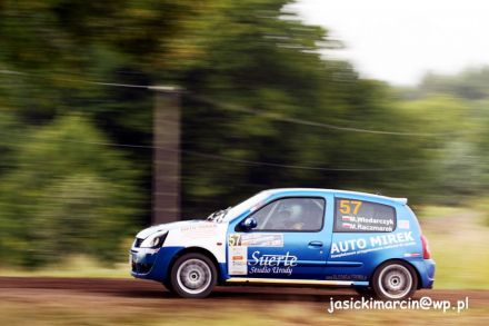 Mirosław Włodarczyk i Marek Kaczmarek - Renault Clio Ragnotti Sport.