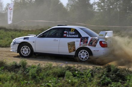 Adam Grycan i Marek Kaczmarek - Subaru Impreza STi.