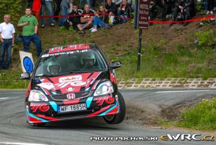 Piotr Wodziński i Marek Kaczmarek - Honda Civic Type-R EP3.