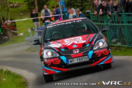 Piotr Wodziński i Marek Kaczmarek - Honda Civic Type-R EP3.