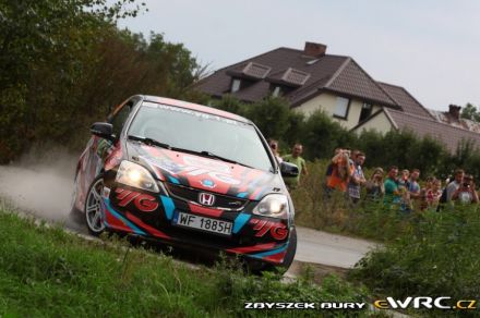 Piotr Wodziński i Marek Kaczmarek - Honda Civic Typer-R EP3.
