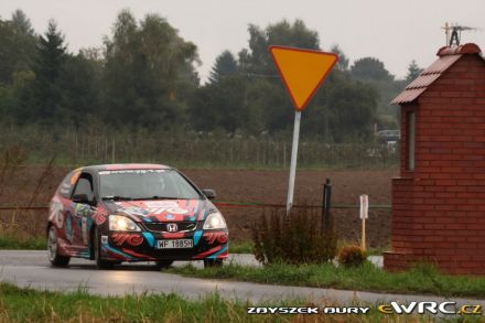 Piotr Wodziński i Marek Kaczmarek - Honda Civic Typer-R EP3.