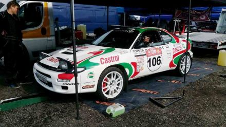 Wojciech Bazarnik i Marek Kaczmarek - Toyota Celica Turbo 4wd (ST185).