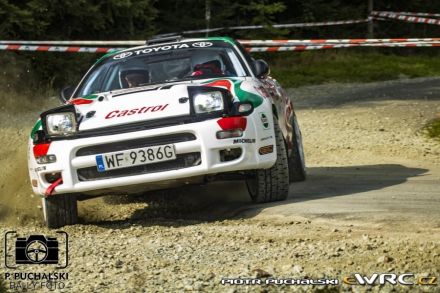 Wojciech Bazarnik i Marek Kaczmarek - Toyota Celica Turbo 4wd (ST185).