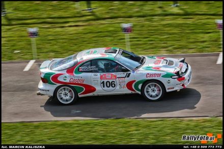 Wojciech Bazarnik i Marek Kaczmarek - Toyota Celica Turbo 4wd (ST185).