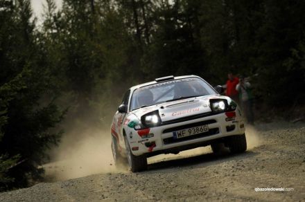 Wojciech Bazarnik i Marek Kaczmarek - Toyota Celica Turbo 4wd (ST185).