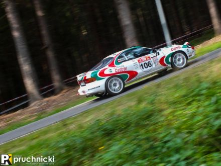 Wojciech Bazarnik i Marek Kaczmarek - Toyota Celica Turbo 4wd (ST185).