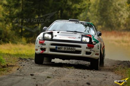 Wojciech Bazarnik i Marek Kaczmarek - Toyota Celica Turbo 4wd (ST185).