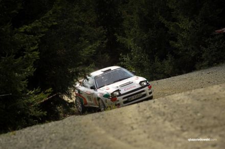 Wojciech Bazarnik i Marek Kaczmarek - Toyota Celica Turbo 4wd (ST185).