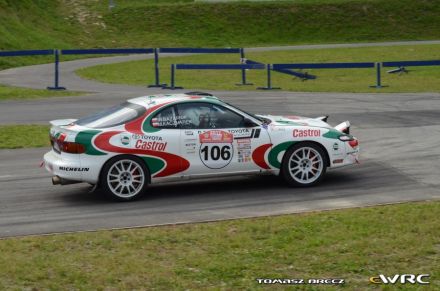 Wojciech Bazarnik i Marek Kaczmarek - Toyota Celica Turbo 4wd (ST185).