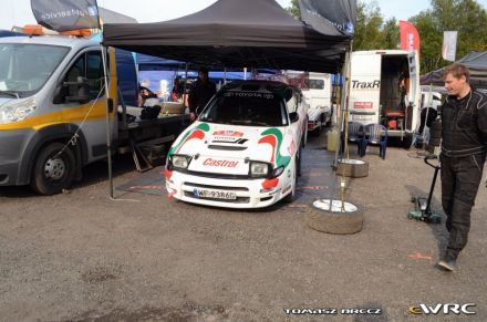 Wojciech Bazarnik i Marek Kaczmarek - Toyota Celica Turbo 4wd (ST185).