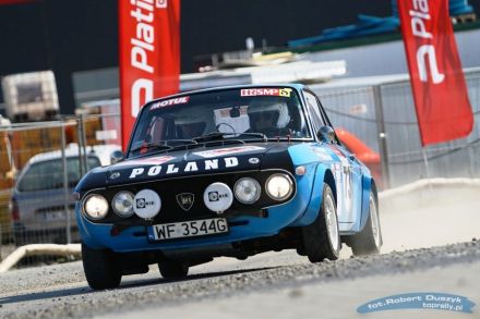Andrzej Wodziński i Marek Kaczmarek - Lancia Fulvia coupe.