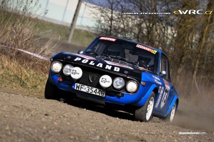 Andrzej Wodziński i Marek Kaczmarek - Lancia Fulvia coupe.