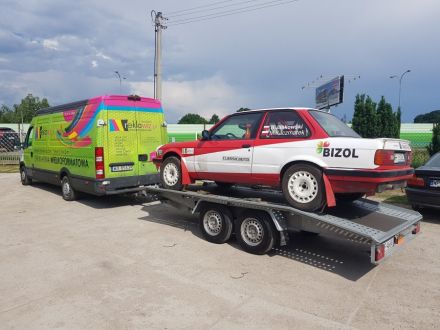 Bogdan Jankowski i Marek Kaczmarek - BMW 318iS E30.