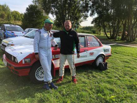 Bogdan Jankowski i Marek Kaczmarek - BMW 318 iS E30.