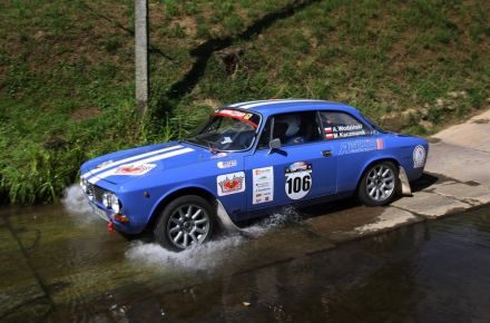 Andrzej Wodziński i Marek Kaczmarek – Alfa Romeo 1750 GTAm.