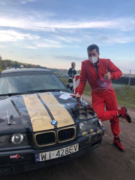 Andrzej Łapkiewicz i Marek Kaczmarek - BMW 330i E36.