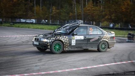 Andrzej Łapkiewicz i Marek Kaczmarek - BMW 330i E36.