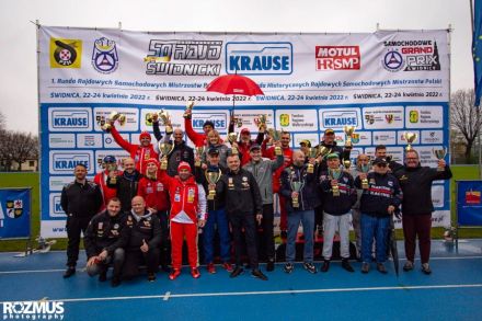 Zwycięzcy 1 rundy HRSMP Rajdu Świdnickiego - 2022r.