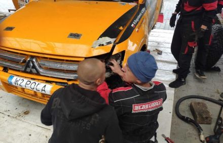 Wojciech Bogusławski i Marek Kaczmarek – Mitsubishi Pajero Turbo Diesel.
