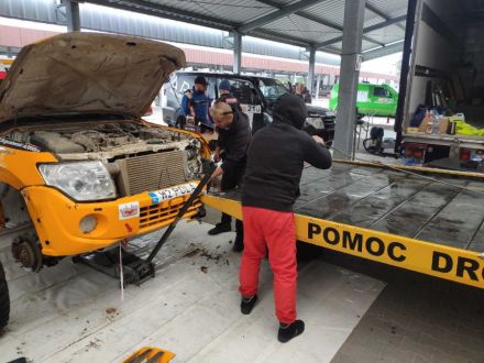 Wojciech Bogusławski i Marek Kaczmarek – Mitsubishi Pajero Turbo Diesel.