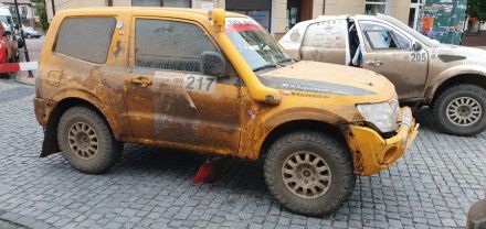 Wojciech Bogusławski i Marek Kaczmarek – Mitsubishi Pajero Turbo Diesel.