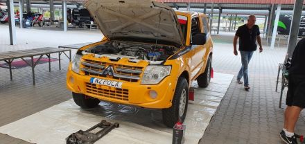 Wojciech Bogusławski i Marek Kaczmarek – Mitsubishi Pajero Turbo Diesel.