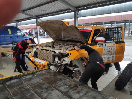 Wojciech Bogusławski i Marek Kaczmarek – Mitsubishi Pajero Turbo Diesel.