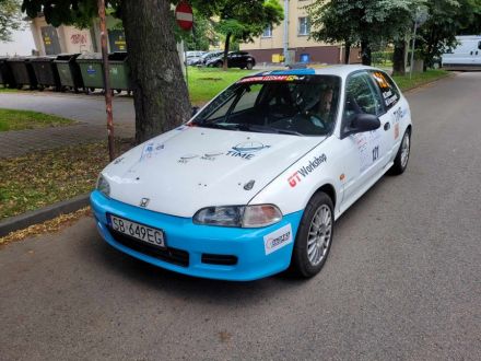 Marek Demel i Marek Kaczmarek - Honda Civic VTi (EG6).